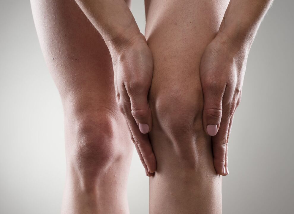 Arthrose de l'articulation du genou, qui se manifeste par des douleurs et des raideurs. 